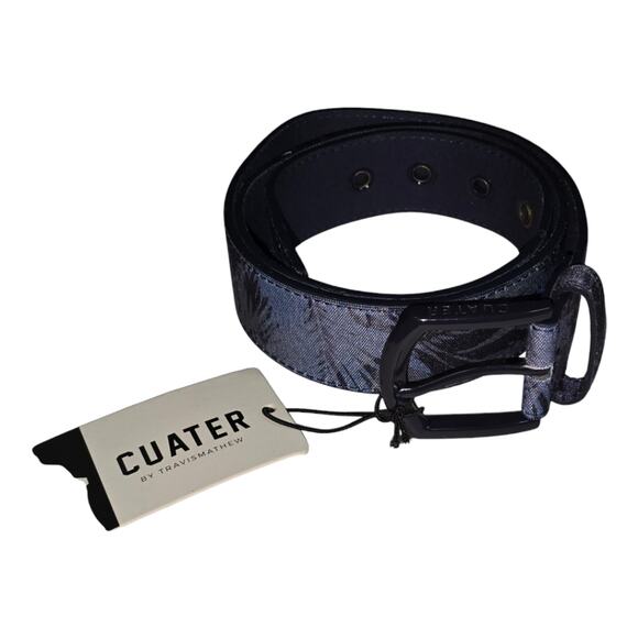 Travis Mathew Cuater Blue Grey Tropical Golf Belt Size‎ 30 New - Picture 1 of 8